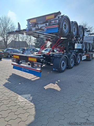 Wissellaadbak oplegger D-TEC Containerchassis Flexitrailer SOFORT VERÜGBAR