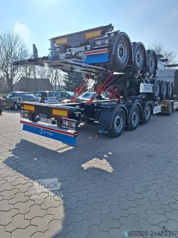 Wissellaadbak oplegger D-TEC Containerchassis Flexitrailer SOFORT VERÜGBAR