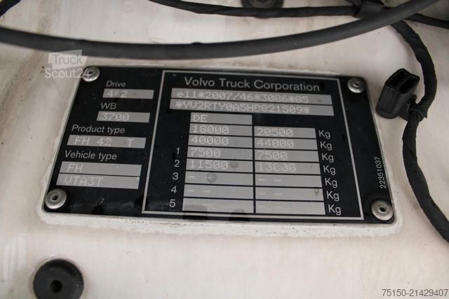 Cap tractor standard VOLVO FH 460 4x2 BL - GlobeXL - 2 x Tank - Nr.: 509