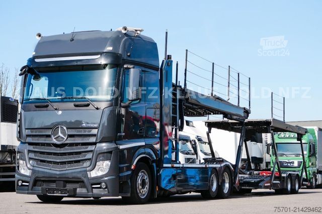 Camion transportator de autoturisme MERCEDES-BENZ Actros 2448 GigaSpace Autotransp. Kässbohrer