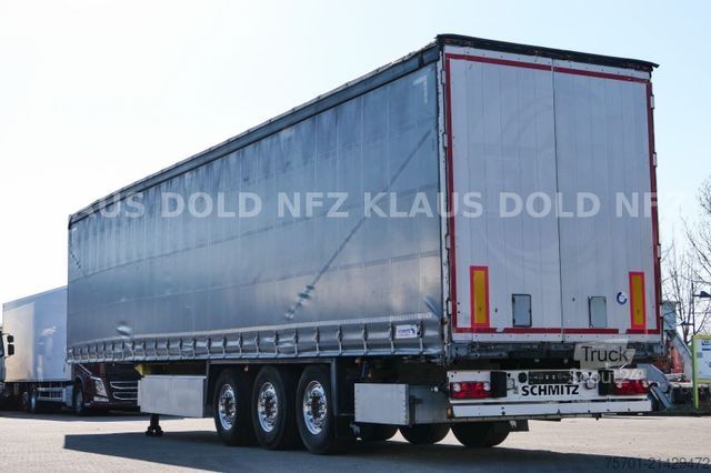 Semiremorcă deschisă cu prelată SCHMITZ CARGOBULL SCB S3T safety-roof Edscha Scheibenbremsen