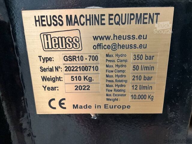 Gripper Heuss gsr 10-700