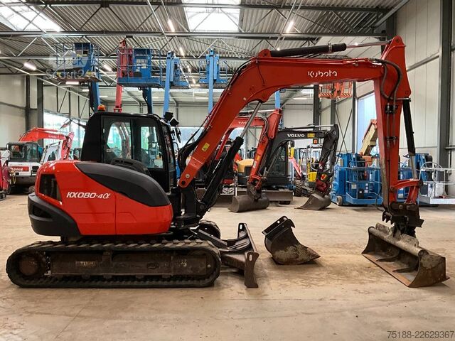 Midi kotrógép Kubota KX 080-4 A