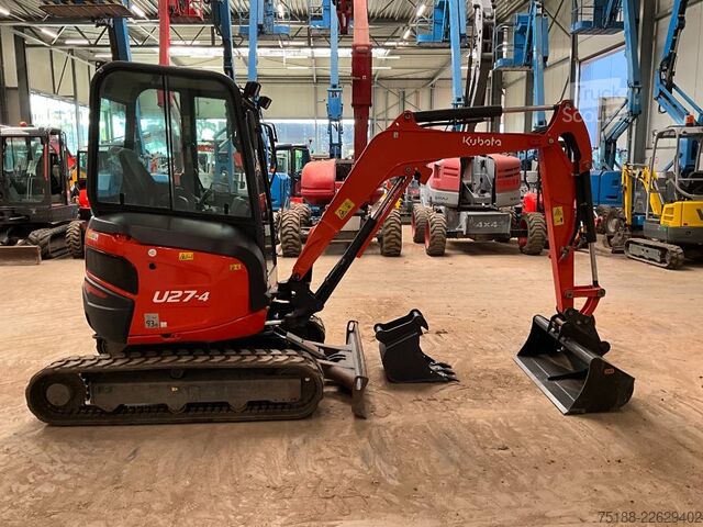 Mini-escavadora Kubota U 27-4