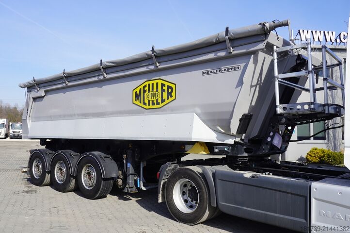 Kipschamelwagen MEILLER Kipper KISA3 tipper semi-trailer / 5 uni