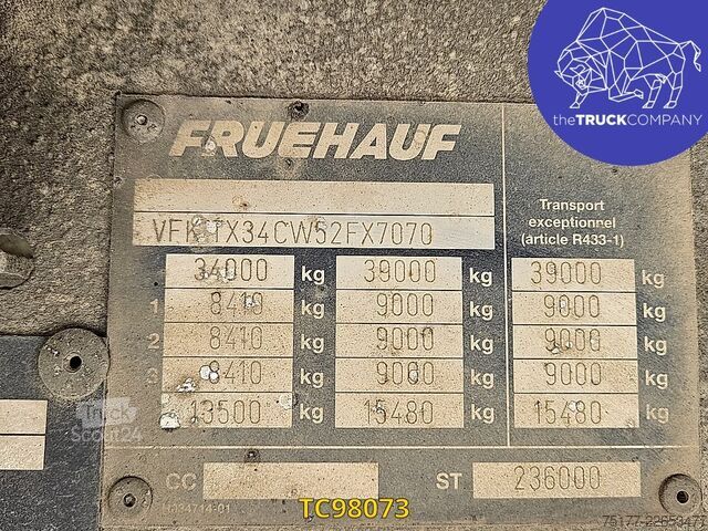 Skyvbare presenninger Fruehauf 