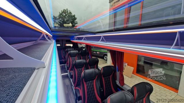 Minibusz MERCEDES-BENZ 519 und 517 Glasdach XXL  20 Sitze Stock