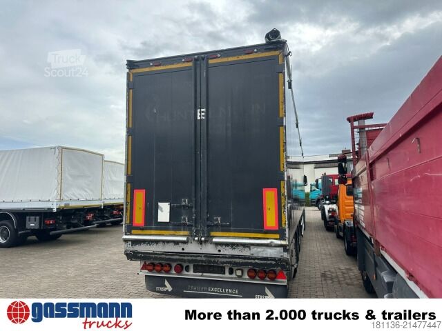 Semi-remorque Stas S300ZX Schubbodenauflieger, Walkingfloor,