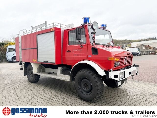 Fire truck Unimog U 1300 L 4x4, SW 1000 Schlauchwagen