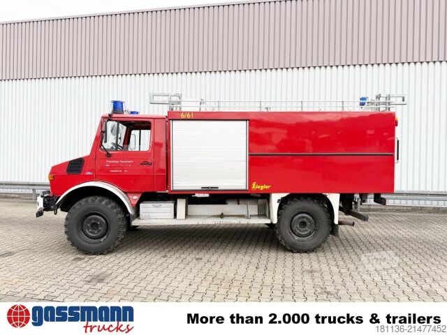 Fire truck Unimog U 1300 L 4x4, SW 1000 Schlauchwagen
