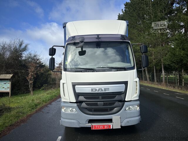 Camion plateau avec bâche DAF LF 290 EURO 6 TAULINER 19T