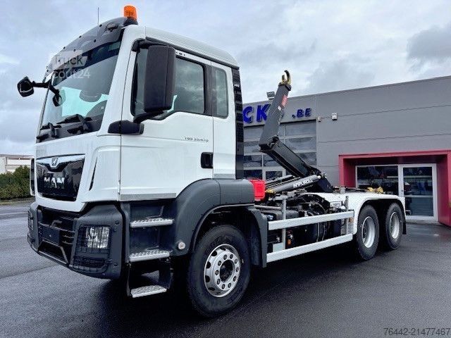 Camion benne à bras amovible MAN TGS 33.470BL-6X4-INTARDER-3M90 RADSTAND-AHK-EU6