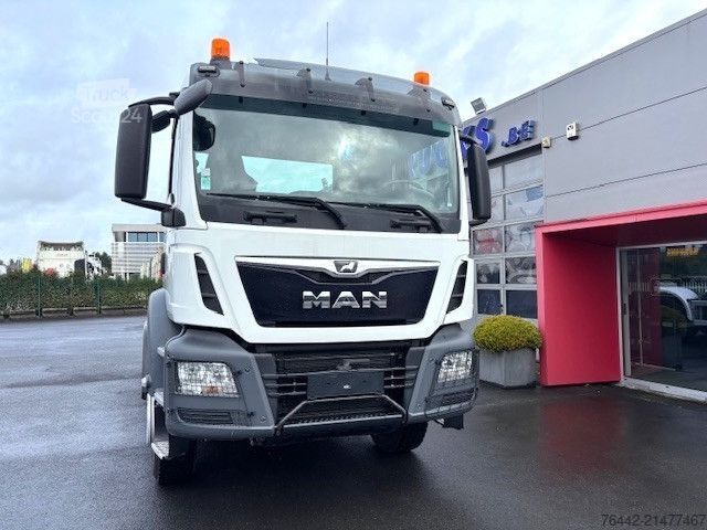 Camion benne à bras amovible MAN TGS 33.470BL-6X4-INTARDER-3M90 RADSTAND-AHK-EU6