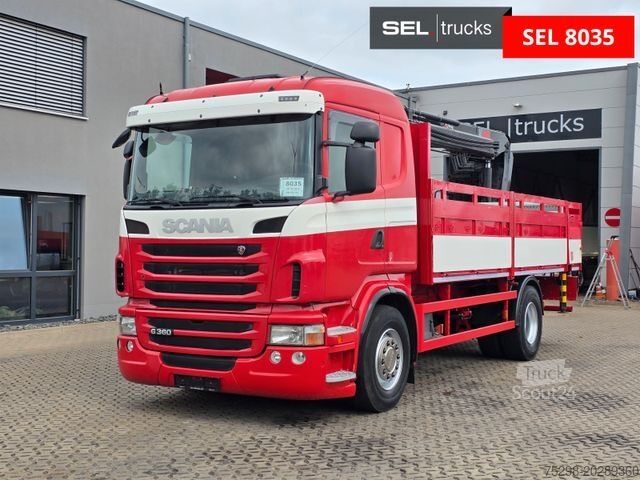 Krautuvas sumontuotas ant sunkvežimio SCANIA G 360 LB4X2MNA / Retarder / Ohne Fernbedienung