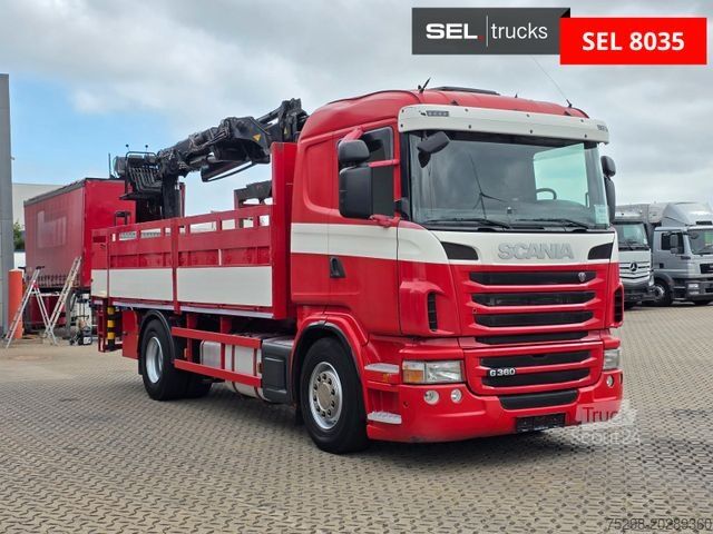 Krautuvas sumontuotas ant sunkvežimio SCANIA G 360 LB4X2MNA / Retarder / Ohne Fernbedienung