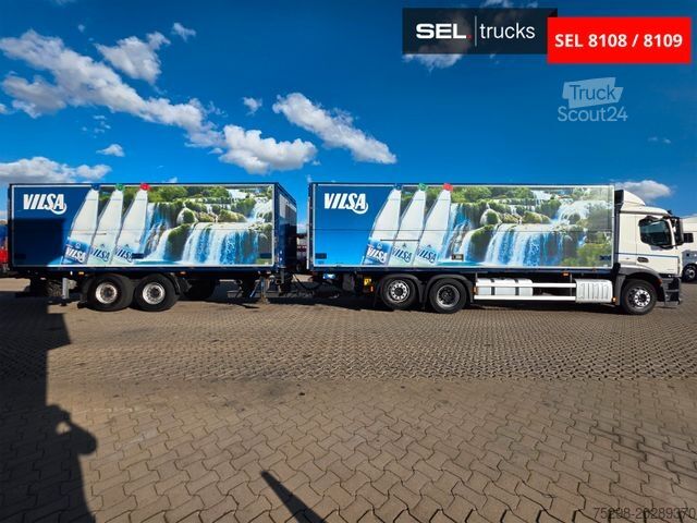 LKW mit Getränkeaufbau MERCEDES-BENZ Antos 2543 / Ldbw / Lenkachse / Liftachse