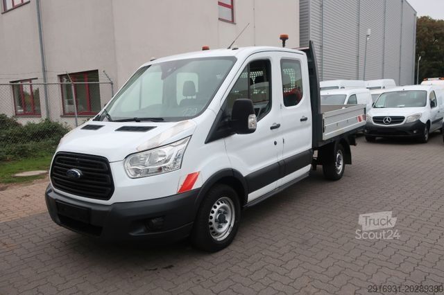 Pick-up skåpbil FORD Transit Pritsche DoKa 1. Hand / Klima / FN: 129