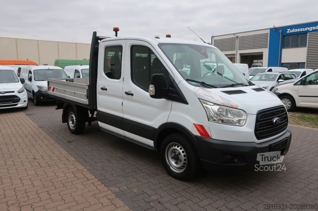 Pick-up skåpbil FORD Transit Pritsche DoKa 1. Hand / Klima / FN: 129