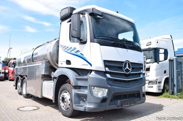 Cisterni tovornjak MERCEDES-BENZ Antos 2545 Magyar 16.500L Milchtank Reinigung