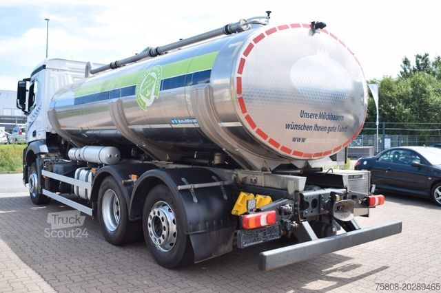 Cisterni tovornjak MERCEDES-BENZ Antos 2545 Magyar 16.500L Milchtank Reinigung