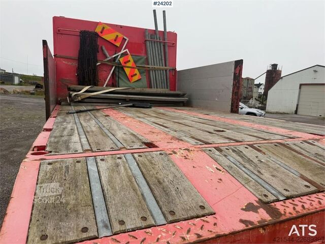 Încărcător redus Bodex 4 axle machine trailer w/ hydraulic drive bridges