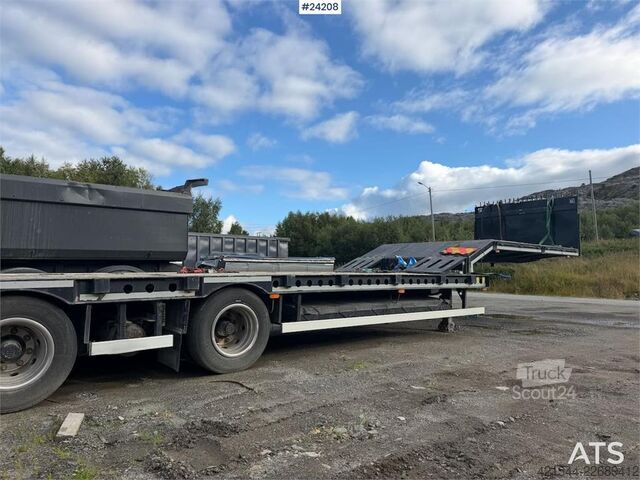  Istrail 3 axle machine trailer w/ extension, widening and