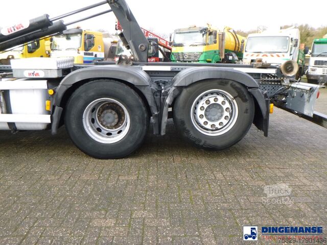 System med krogarm Mercedes Actros 2843 6x2 Hyva container hook 20t