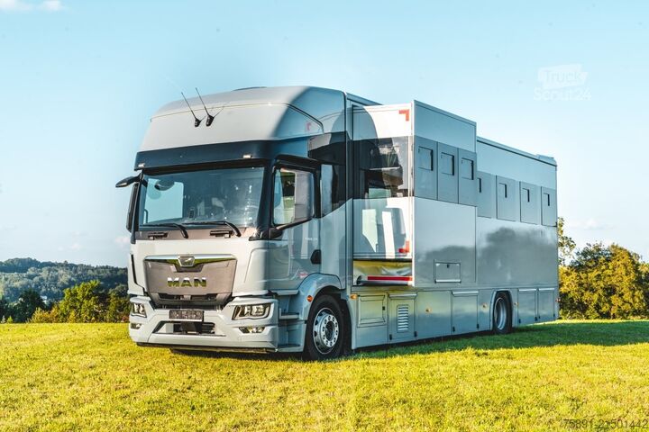 Veewagen MAN Pferdetransporter TGM 15.250 Automatik 4-5 Pferde