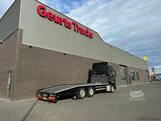 Autotransporter varevogn Renault T440 6X2 OPRIJWAGEN/MACHINERYTRANSPORTER/MACHIN...