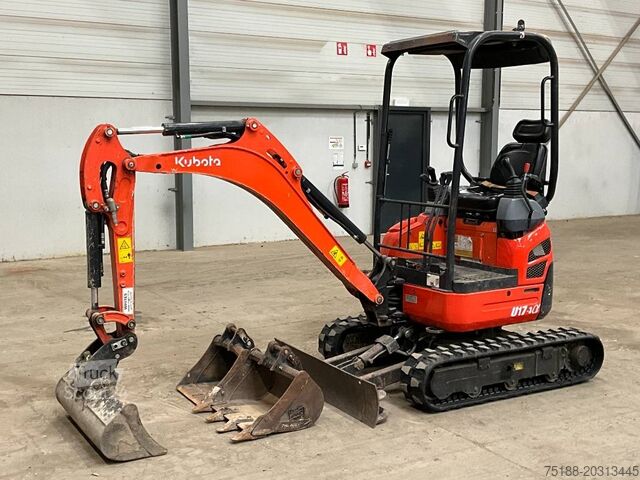 Minikaivukone Kubota U 17-3 A