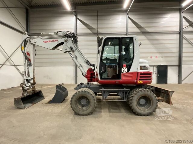 Gravemaskine på hjul Takeuchi TB 295 W powertilt