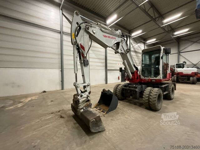 Gravemaskine på hjul Takeuchi TB 295 W powertilt