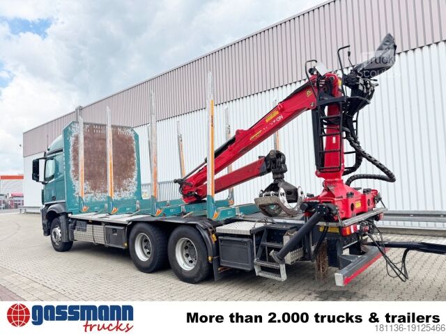Лісовоз Mercedes-Benz Arocs 2651 L 6x4, Retarder, StreamSpace, Heckkran