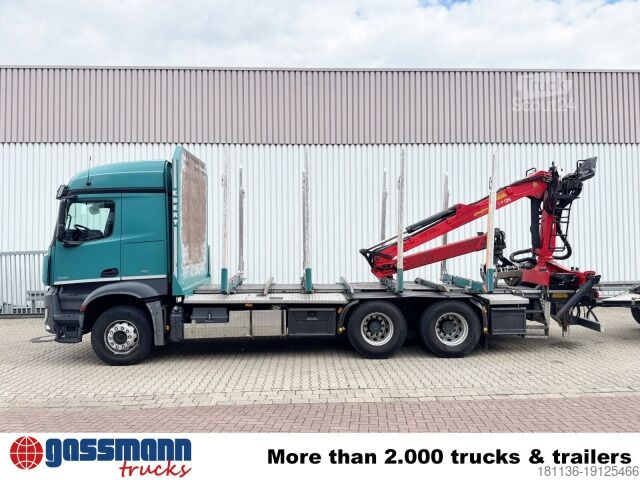 Лісовоз Mercedes-Benz Arocs 2651 L 6x4, Retarder, StreamSpace, Heckkran
