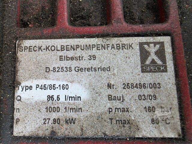 Vacuümtankwagen MERCEDES-BENZ Sprinter 518 V 6 Kanalreiniger Speck Kolbenpumpe