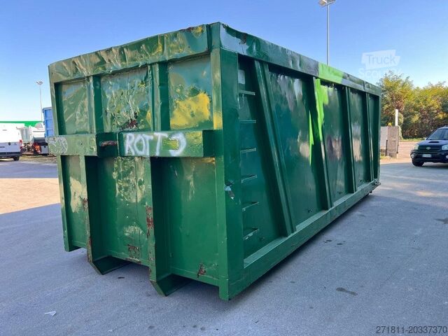 Roll-off container  CONTAINER SCARRABILE USATO A CIELO APERTO