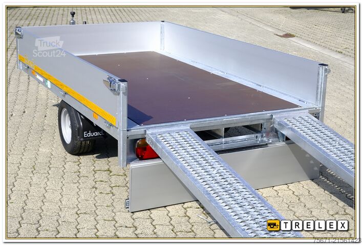 PKW-Anhänger Eduard AZ 2615 Allzweck-Hochlader mit Rampen