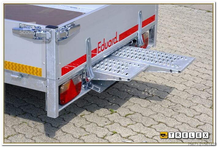 PKW-Anhänger Eduard AZ 2615 Allzweck-Hochlader mit Rampen