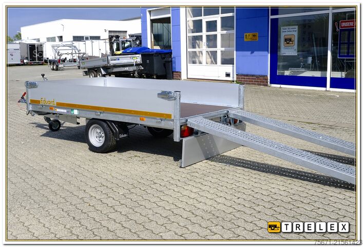 PKW-Anhänger Eduard AZ 2615 Allzweck-Hochlader mit Rampen