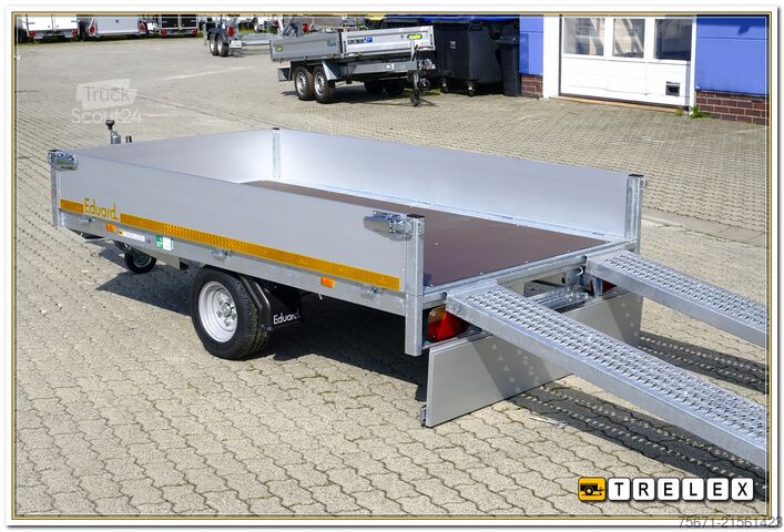 PKW-Anhänger Eduard AZ 2615 Allzweck-Hochlader mit Rampen