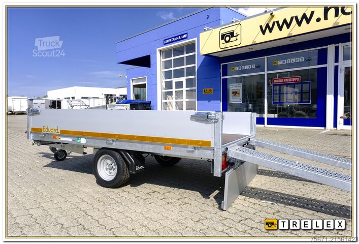 PKW-Anhänger Eduard AZ 2615 Allzweck-Hochlader mit Rampen