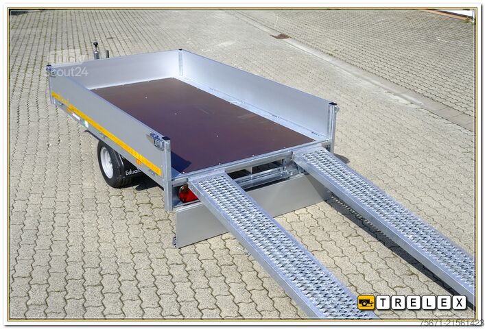 PKW-Anhänger Eduard AZ 2615 Allzweck-Hochlader mit Rampen