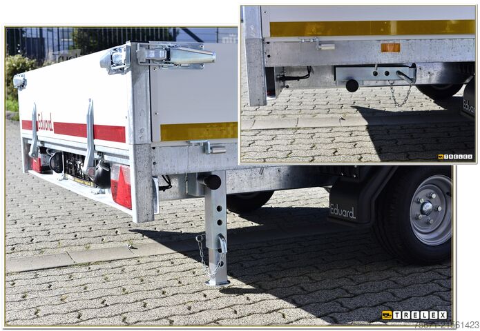 PKW-Anhänger Eduard AZ 2615 Allzweck-Hochlader mit Rampen