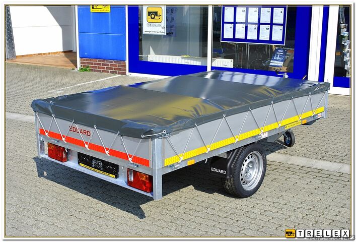 PKW-Anhänger Eduard AZ 2615 Allzweck-Hochlader mit Rampen