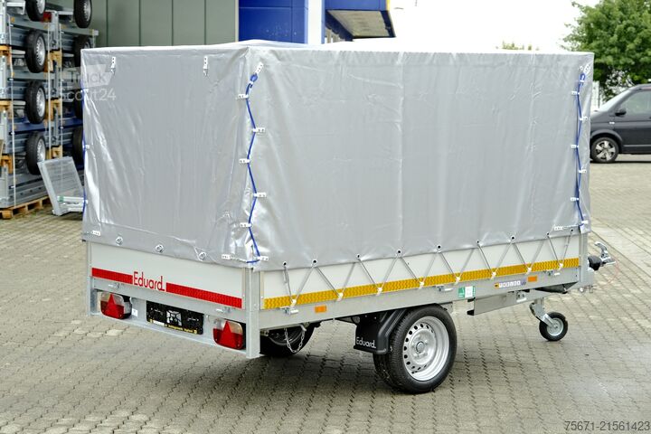 PKW-Anhänger Eduard AZ 2615 Allzweck-Hochlader mit Rampen