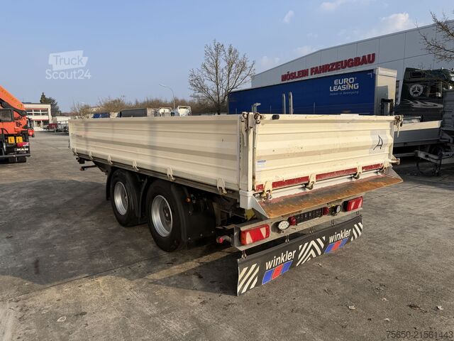 Dreiseitenkipper Anhänger  TK  14 t Tandemkipper- Tieflader
