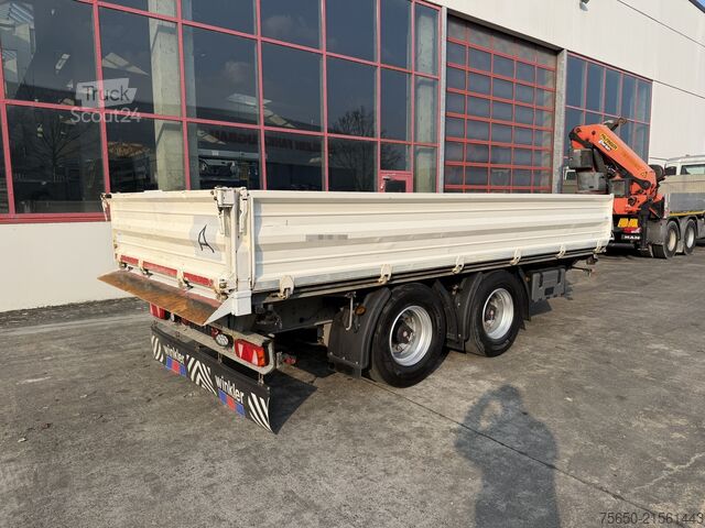 Dreiseitenkipper Anhänger  TK  14 t Tandemkipper- Tieflader