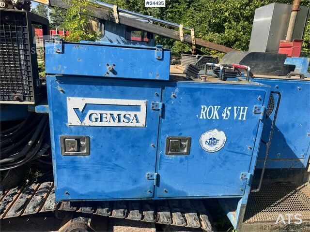 Zemný vŕtací stroj Gemsa Gemrok 45 Drilling Rig