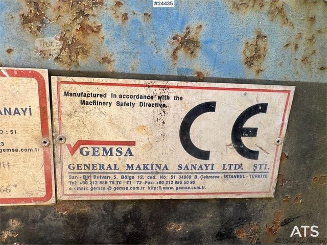 Zemný vŕtací stroj Gemsa Gemrok 45 Drilling Rig