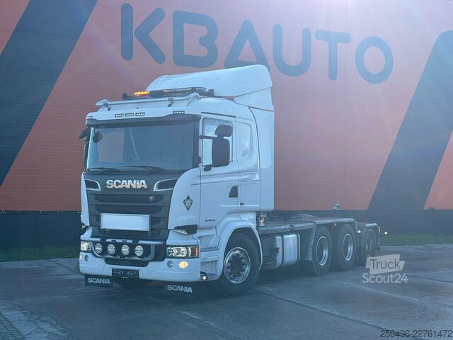 Стандартний трактор Scania R 580 8x4 GCW 120 ton / HYDRAULICS / RETARDER